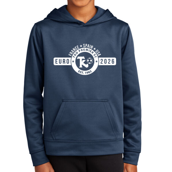 Youth Performance Fleece Pullover Hooded Sweatshirt Thumbnail